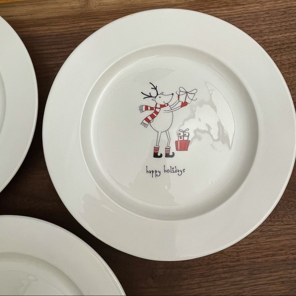 Kitchen stuff plus set holiday dessert plates - Picture 4 of 8